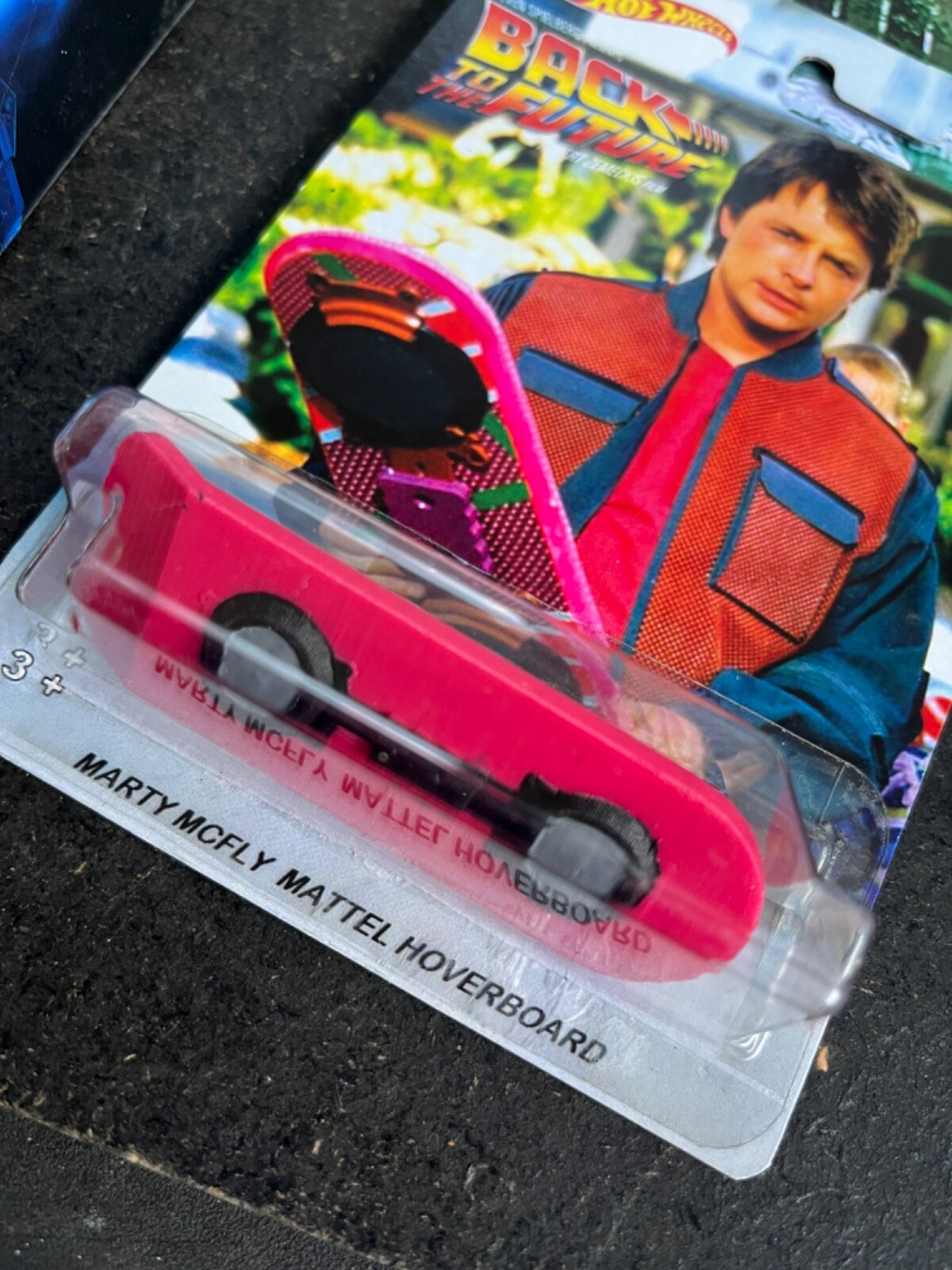 BACK TO THE FUTURE MARTY MC FLY HOVERBOARD package deal doc transmitter miniatur
