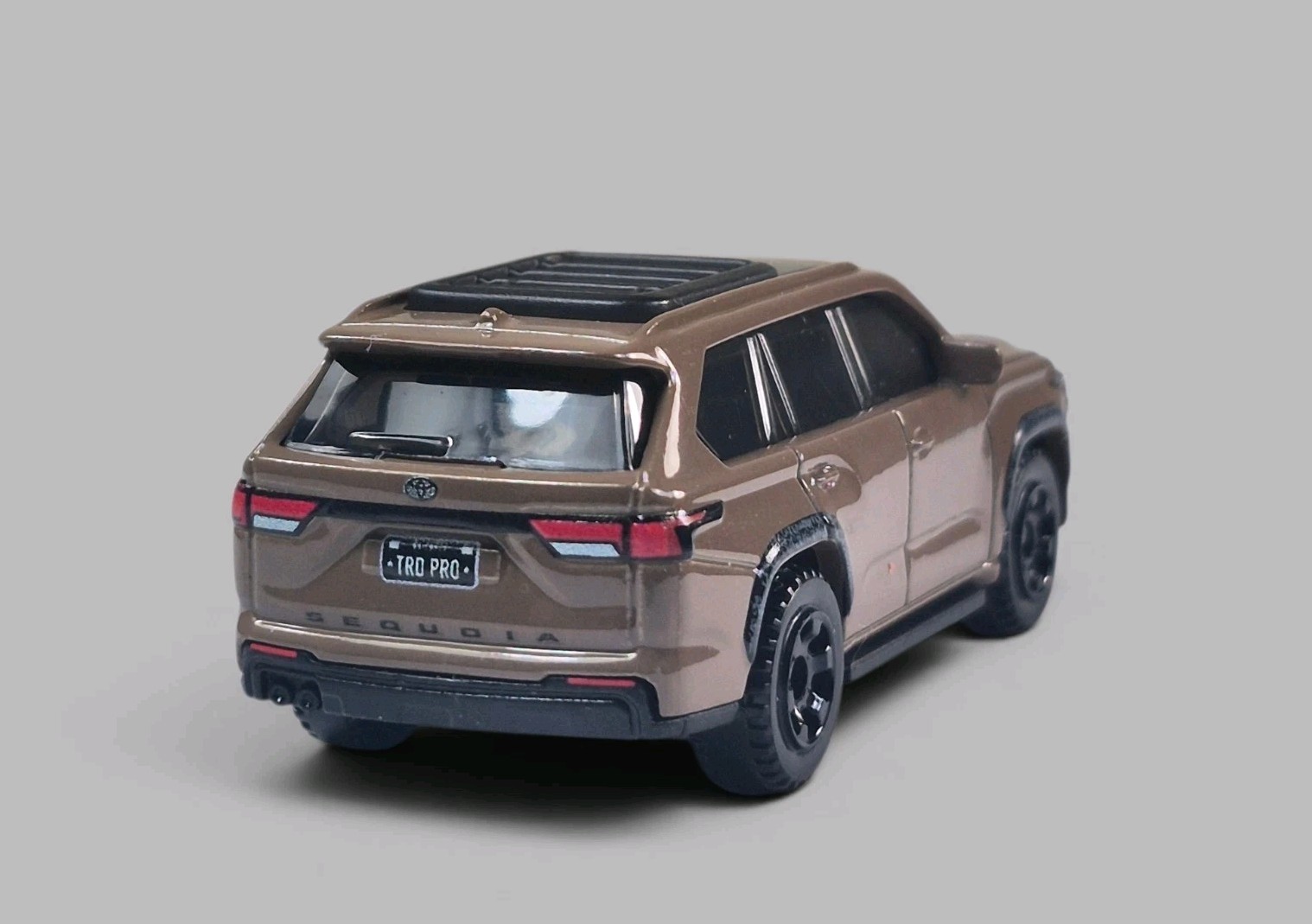 2024 TOYOTA SEQUOIA TRD PRO Diorama Collectible DieCast Model 1:64 Brown LOOSE