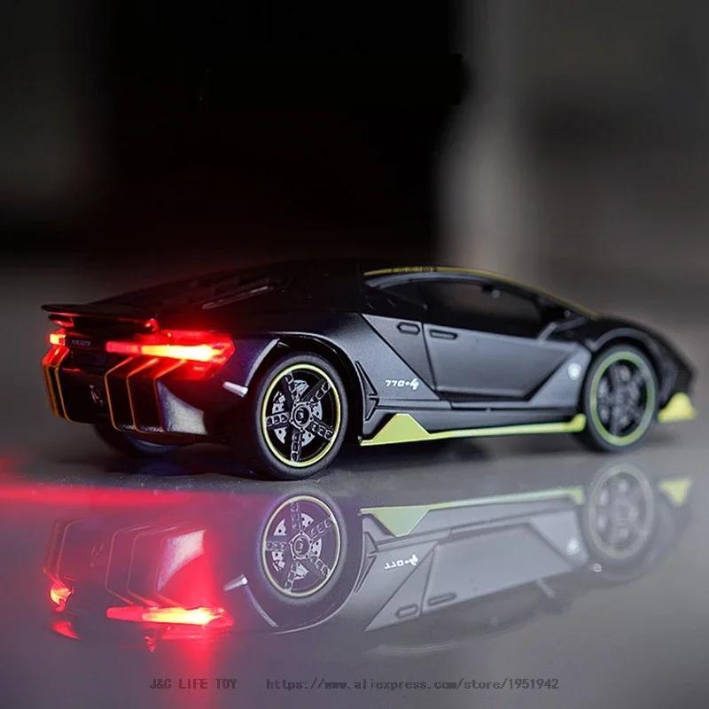 1:32 Lamborghini LP770 Diecast Toy Car – Alloy Model with Sound & Light Effect