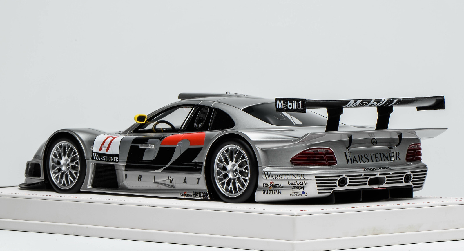 1/18 IVY Models Mercedes CLK GTR from 1997 FIA GT series car #11 leather AB619