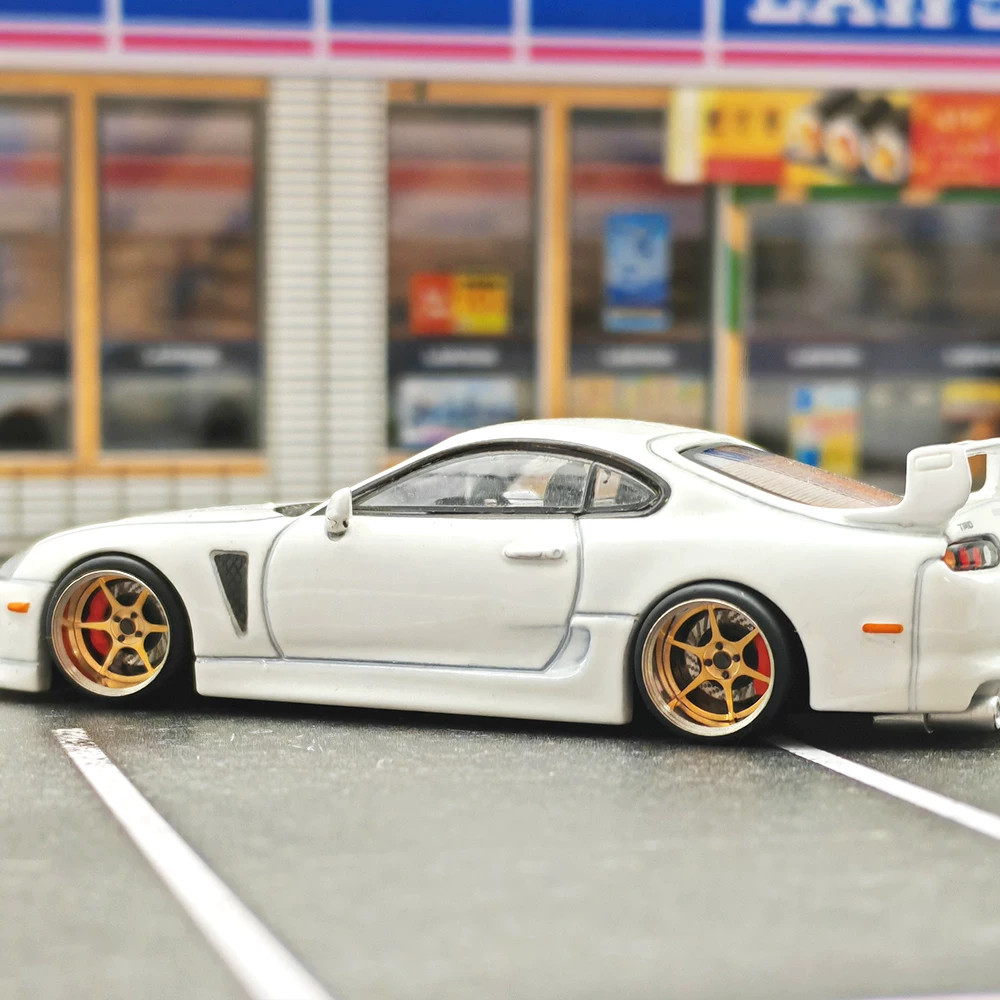 Carlomo 1/64 Diecast Custom Wheels Rubber Tires 9.5mm JDM Tuner Parts MINI GT