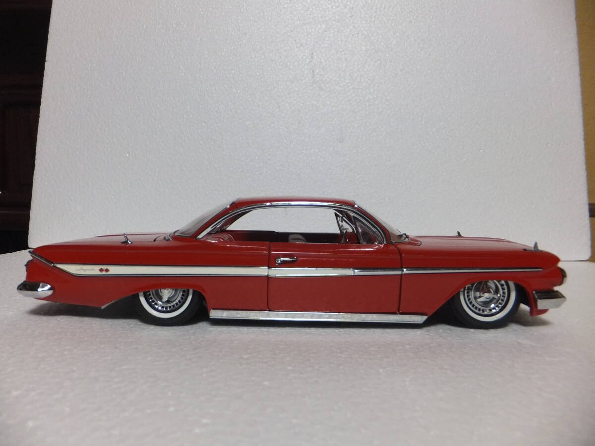 1 18 Sunstar Chevrolet Impala 1961 Custom Red No Box Excellent Condition