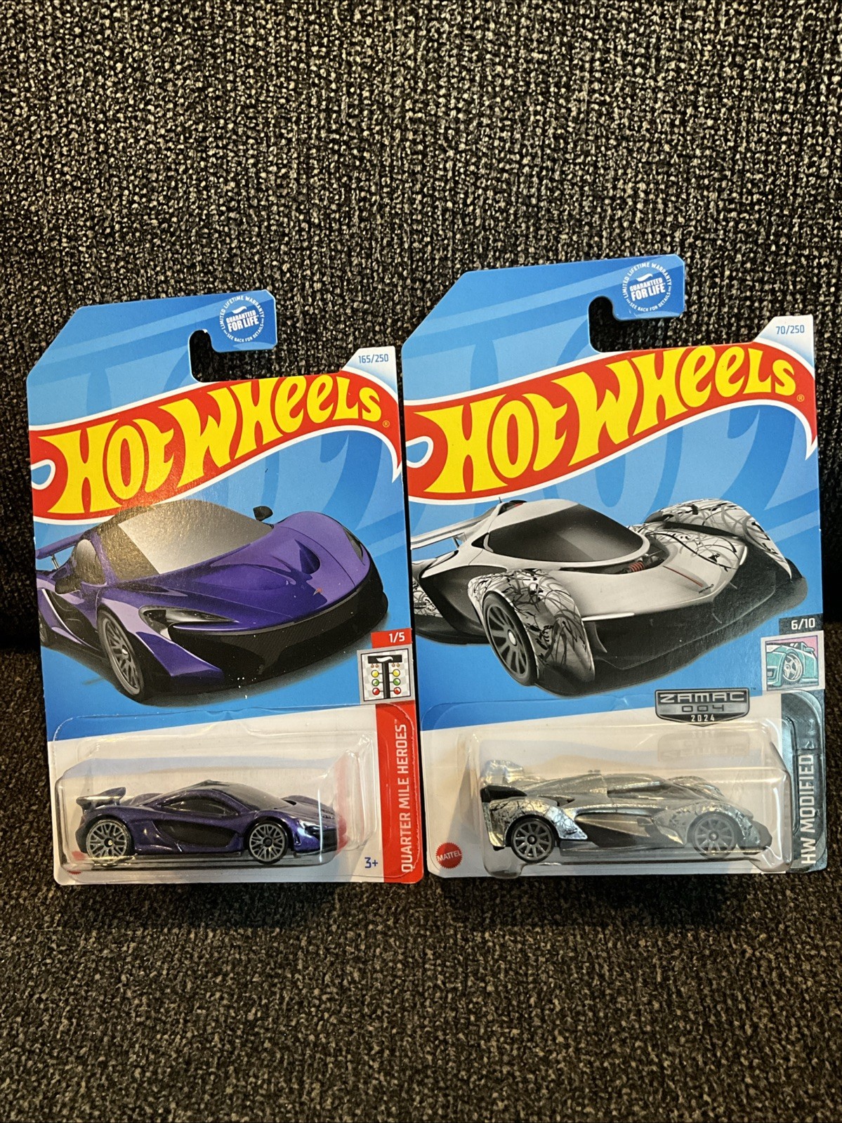 Hot Wheels Kroger Exclusive McLaren P1, Zamac McLaren Lot Of 2