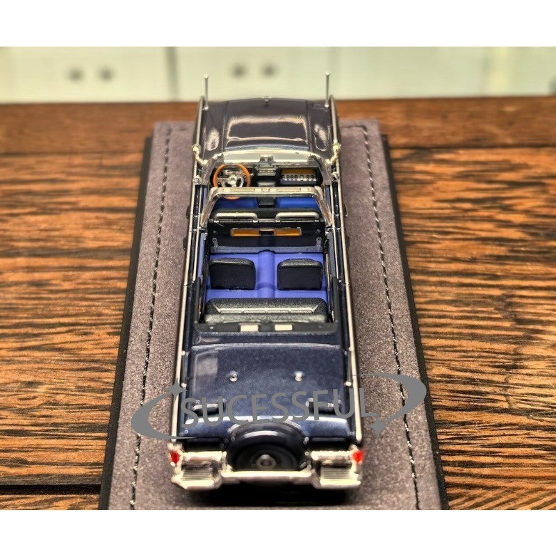 GOC 1/64 Blue Continental X100 HEC Luxury Sedan Diecast Metal Car Sealed