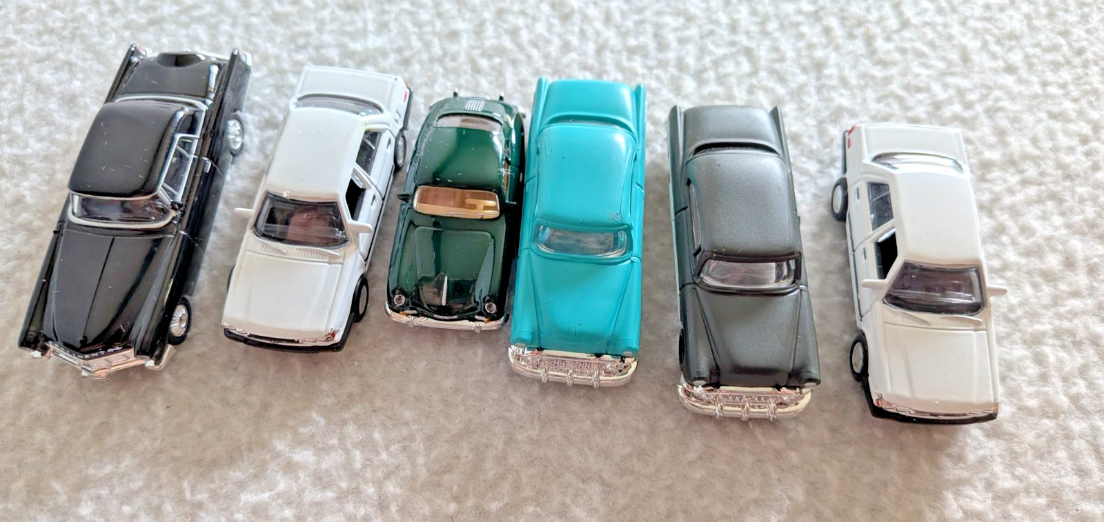 MIXED LOT OF 6 Model Power Minis 1:87 Malibu HO Scale Diecast Plastic Shells