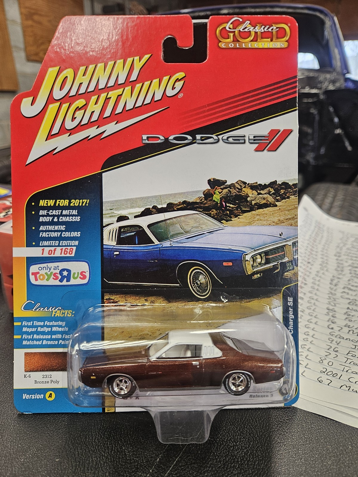 JL Very Rare 73 Charger Toys R US 1 of 168 Bronze 2017