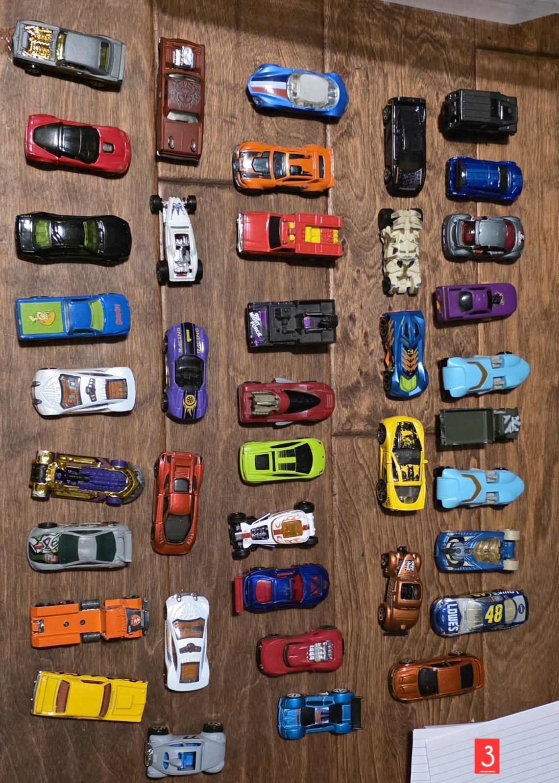 Hot Wheels Mixed Vehicle Lot Of 40