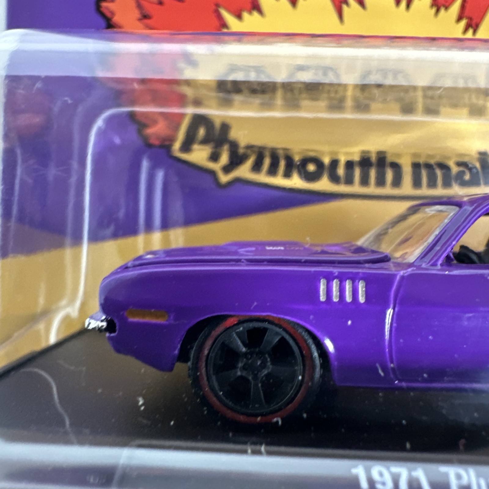 1971 Plymouth Cuda 440 Purple M2 Machines R123 24-72 New in Package Muscle Car