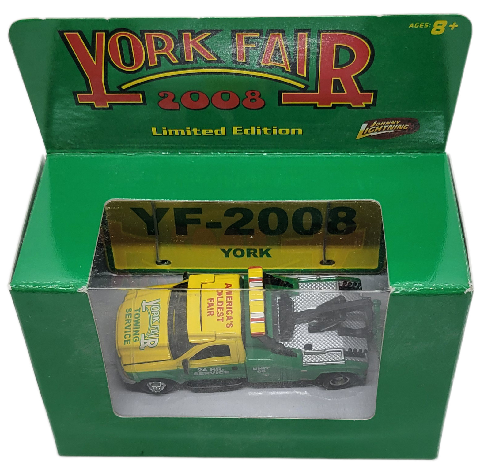 Johnny Lightning 2008 York Fair Ford Tow Truck Limited Edition Diecast