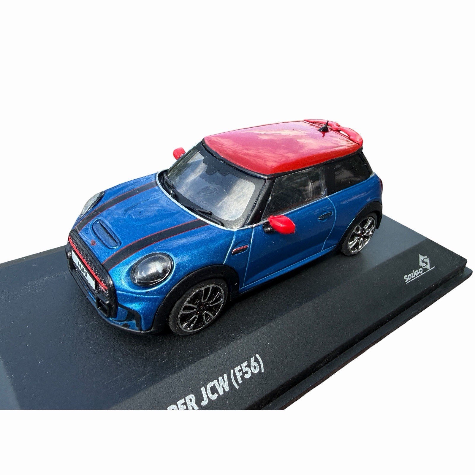 F56 MINI Cooper S John Cooper Works Blue Diecast car 1:43 Scale
