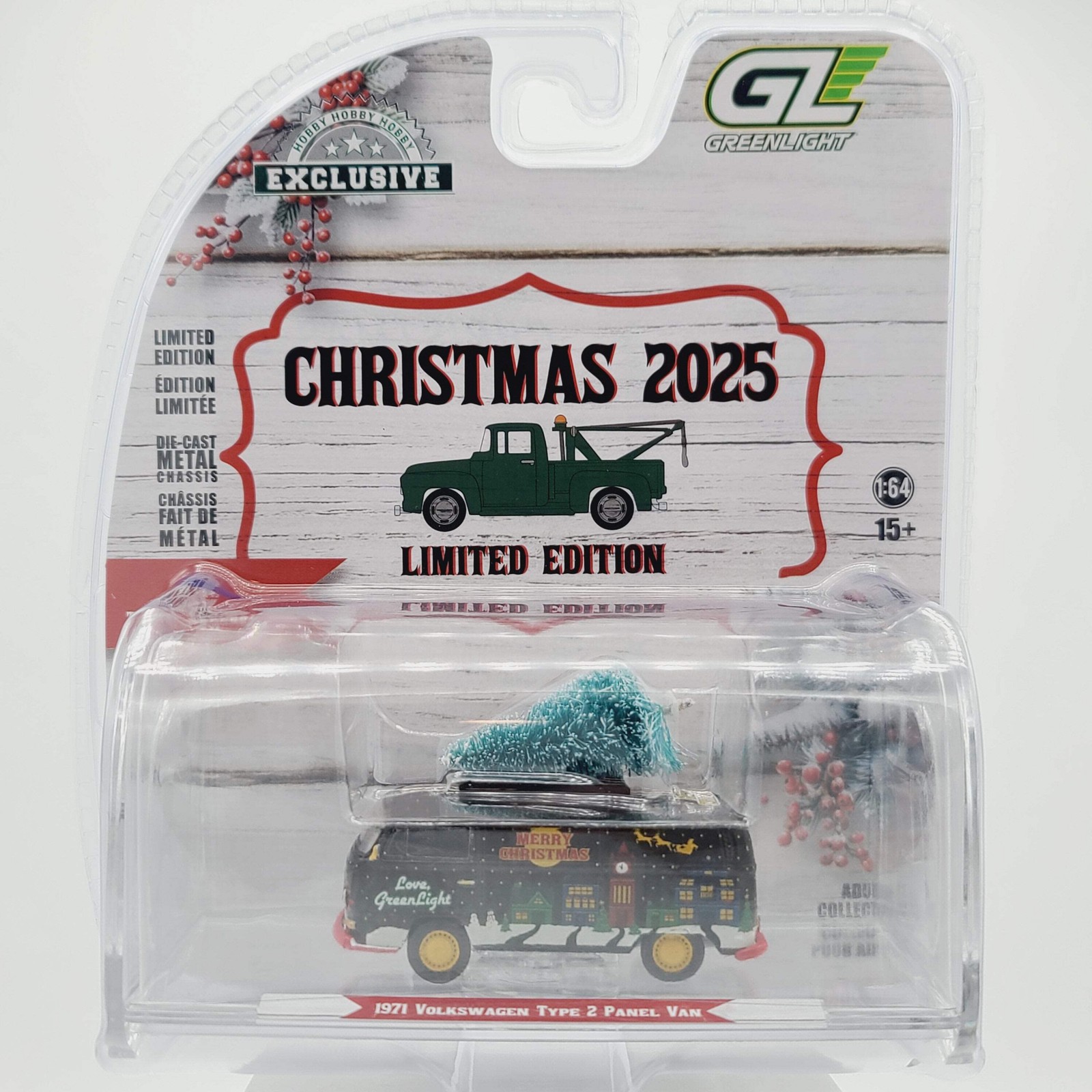 GreenLight ’71 Volkswagen Type 2 Van – 1:64 (2025 Christmas – Hobby Exclusive)