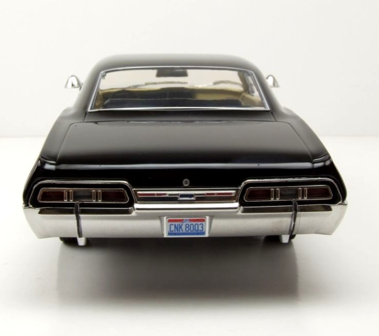 MCG 1/18 SAM & DEAN’S 1967 CHEVROLET CHEVY IMPALA IN BLACK “BABY” “SUPERNATURAL”