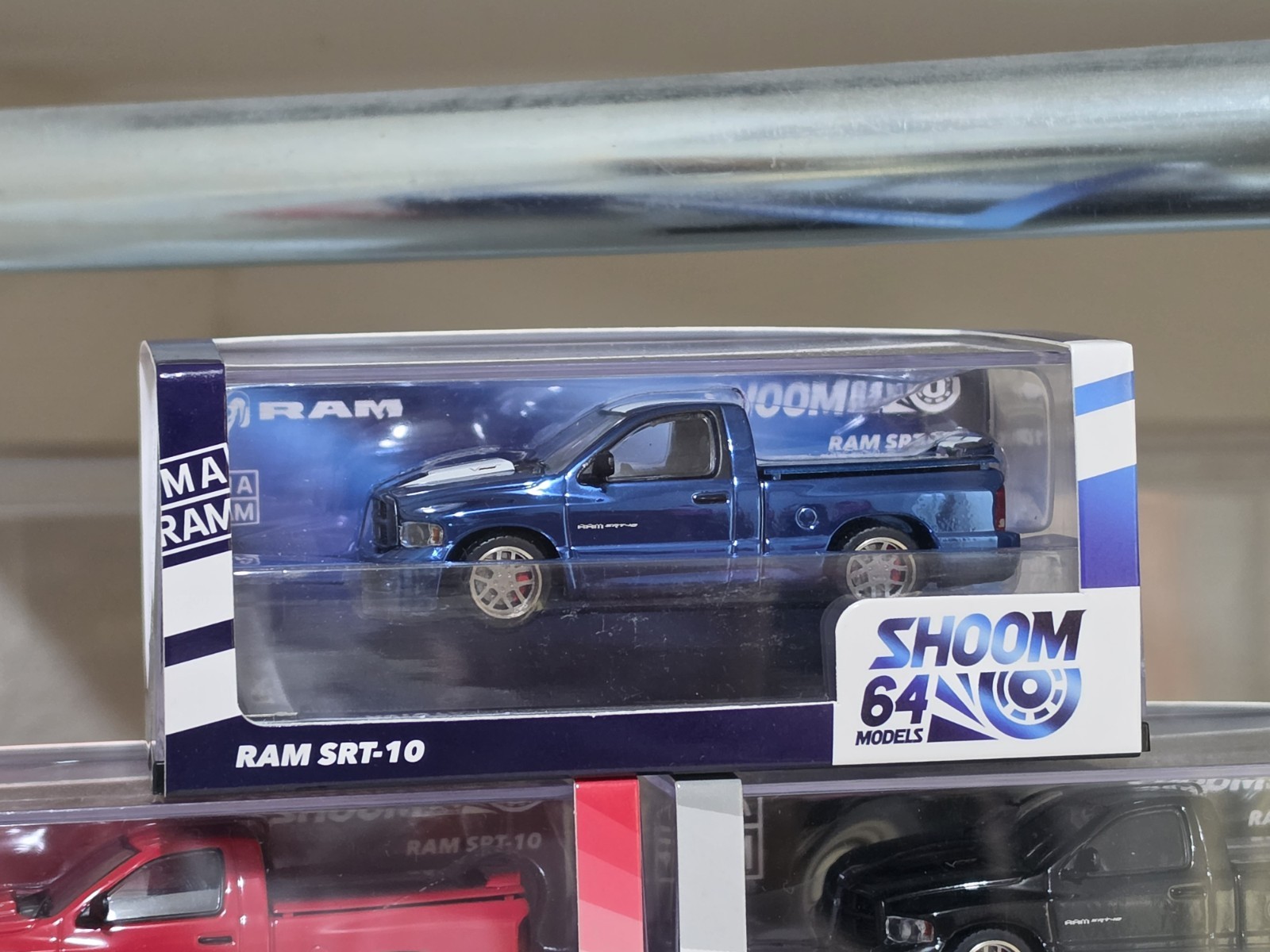 2003 DODGE RAM SRT-10 PICKUP SET OF 3 1/64 DIECAST MODEL CAR BY SHOOM64