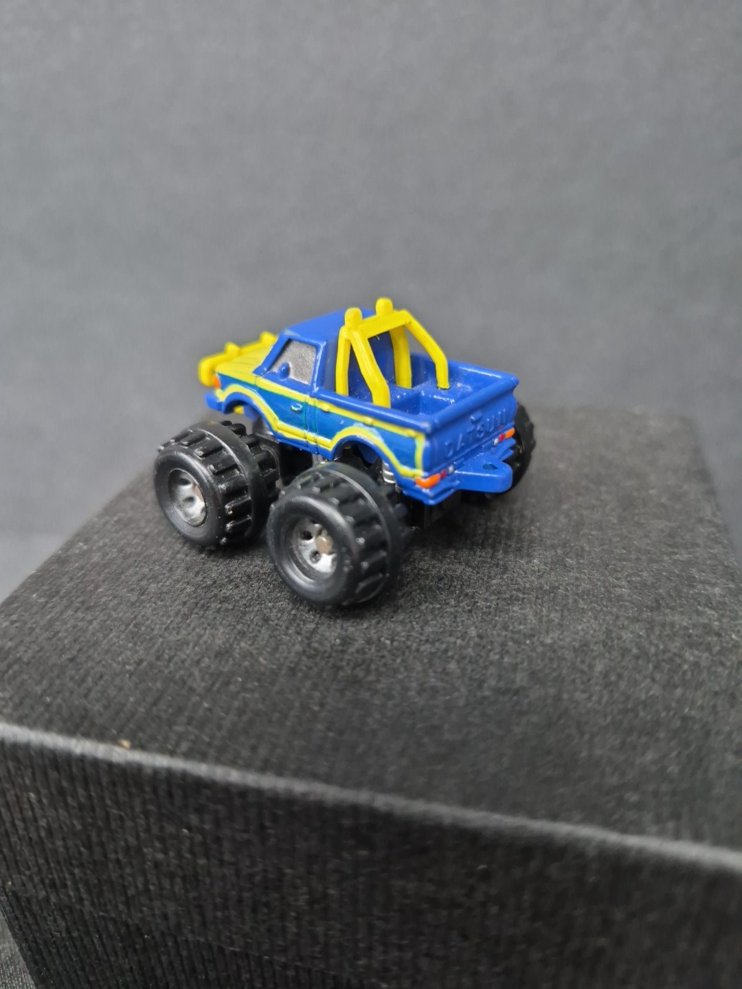 Micro Machines Blue And Yellow Datsun Monster Truck Vintage 1987