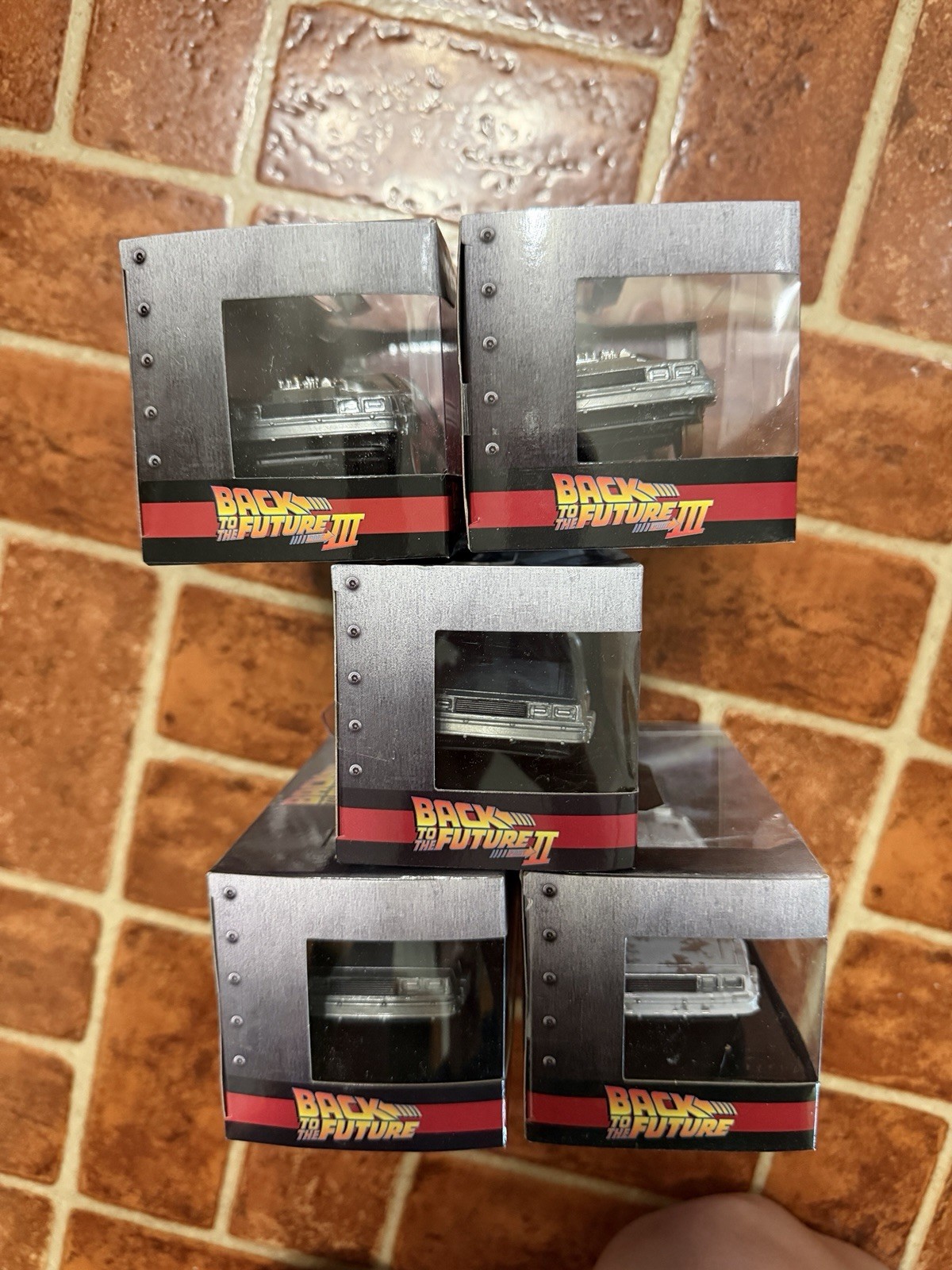 5 New Jada Hollywood Back To The Future Time Machine Delorean 1:32 Diecast Cars