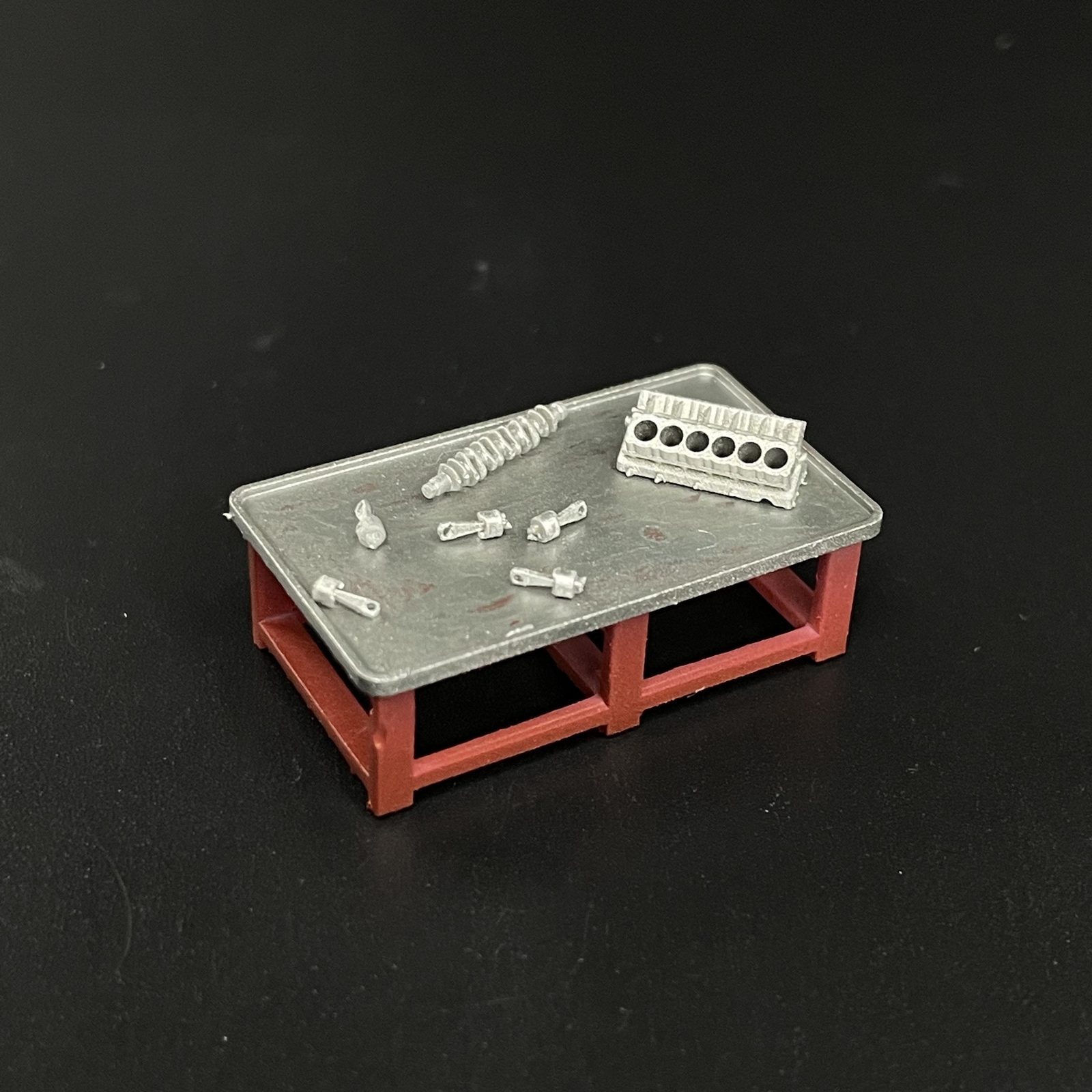 Diorama 1/64 Diecast Car Garage Model Set Repair Workshop Display Accessory Prop