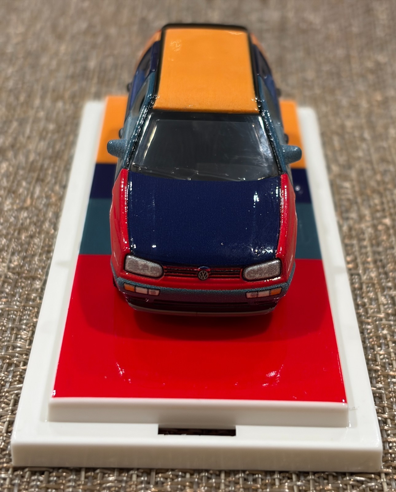 2024 Matchbox Mattel Creations Harlequin 1995 Volkswagen Golf MK3,Factory Sealed