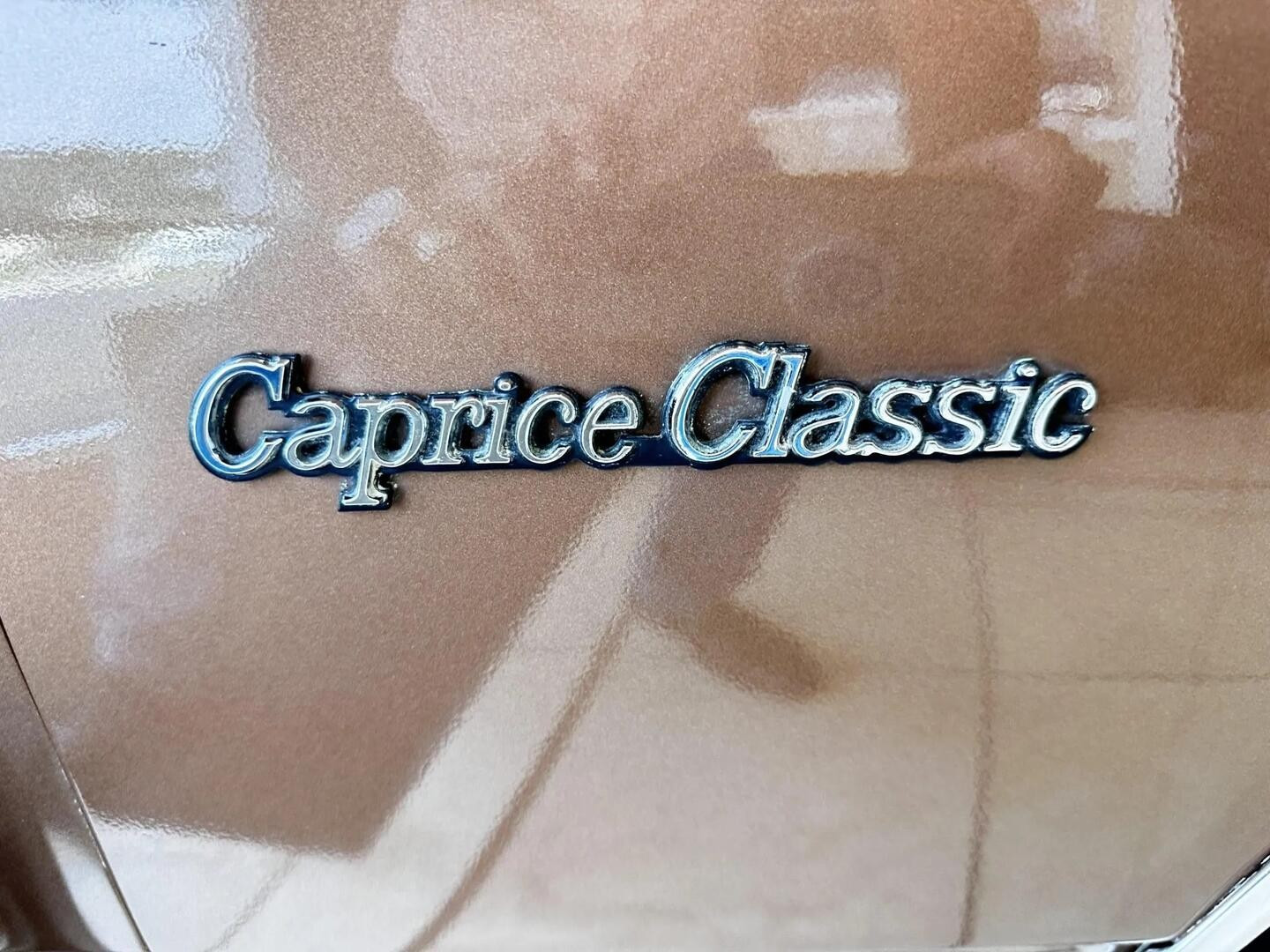 1985 Chevrolet Caprice Estate Station Wagon Beige Metallic in 1:18 scale by MCG