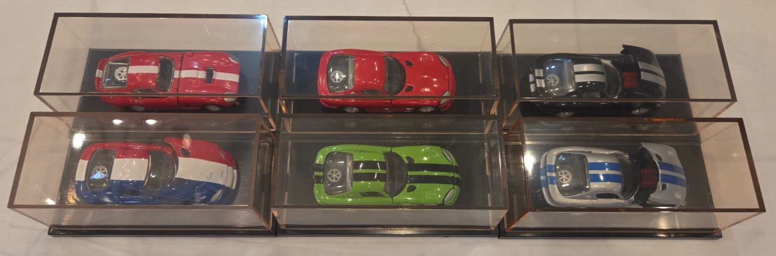 Lot Of 6 1998 Hot Wheels Collectibles Dodge Viper GTS Green Red Silver Black