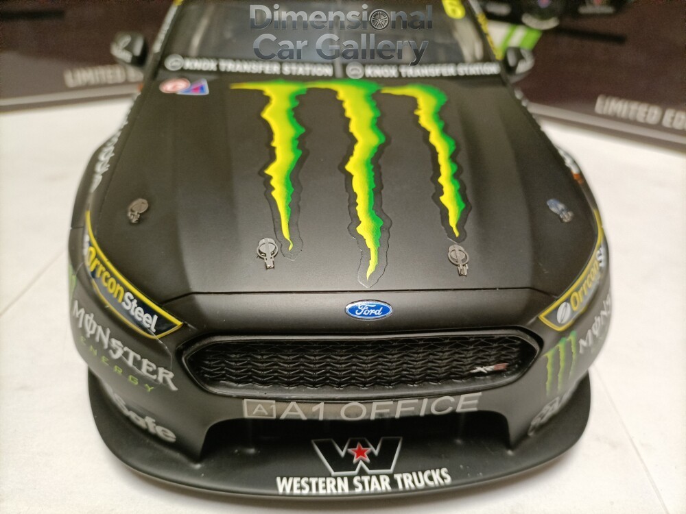 Authentic 1/12 Ford Falcon FGX #6 MONSTER ENERGY Racing Winner 2017 driver Cam