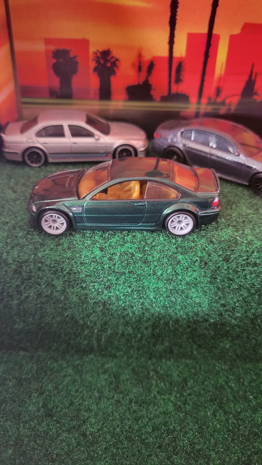 Hot Wheels BMW M3 E46 Green Power Trip Mission Impossible Bmw Silver Series Bmw.
