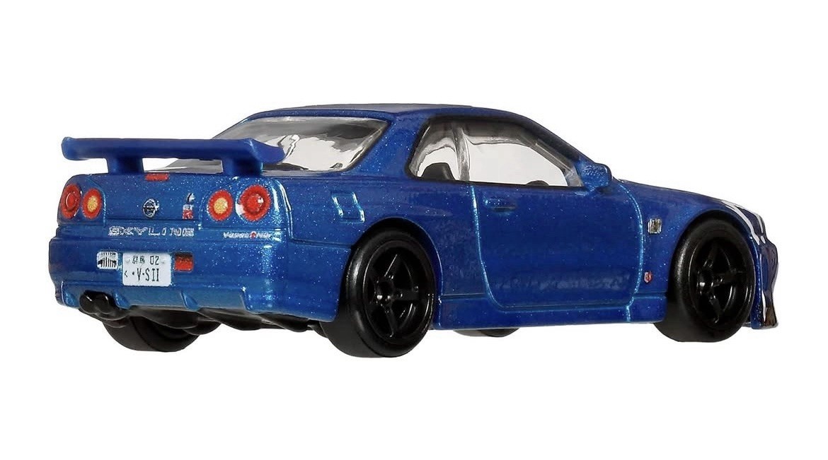 HOT WHEELS NISSAN SKYLINE GTR R34 V-SPEC II TIMELESS ICONS CAR CULTURE PREMIUM