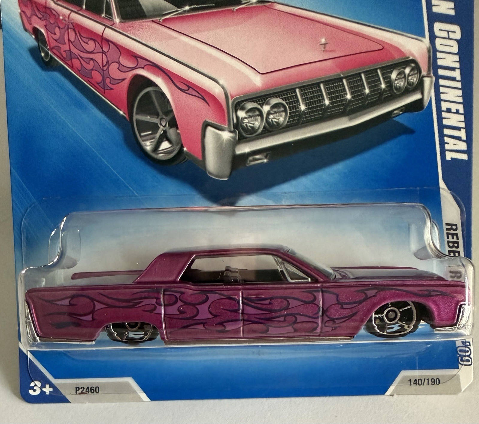 Hot Wheels 2009 Master Set, ’64 Lincoln Continental, 2 Colors in protectors