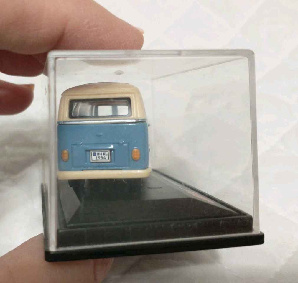 Schuco Junior Line 1/72nd Scale Light Blue and White VW Bully Samba Diecast Van