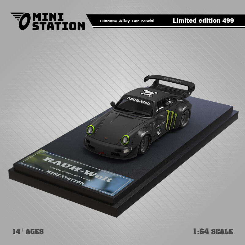 Mini Station 1:64 RWB 964/Targa/T1 Model Car
