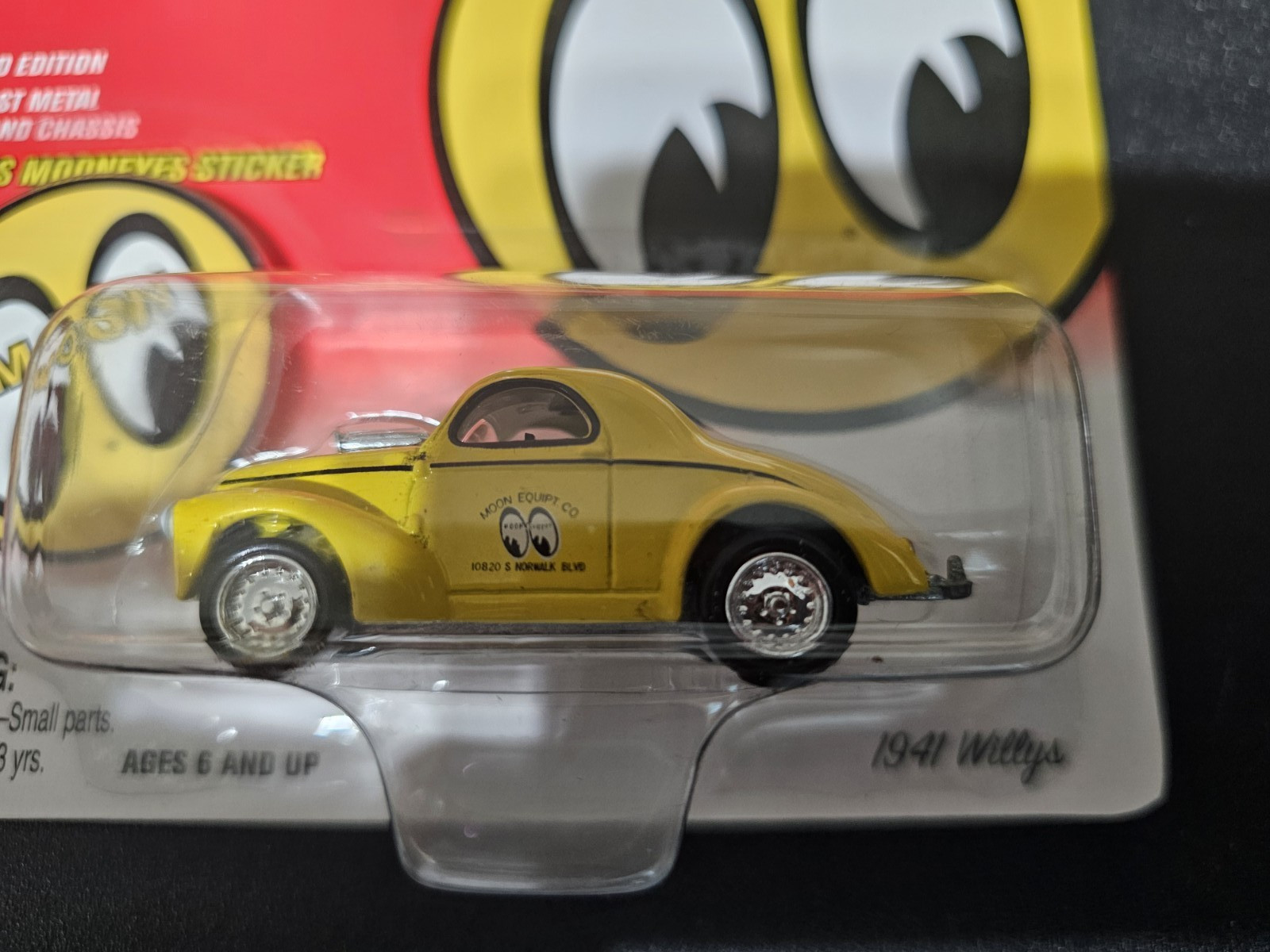 2002 Lot 6 Johnny Lightning MoonEyes Willys Dragster Fury Hi-Boy Shelby F-100