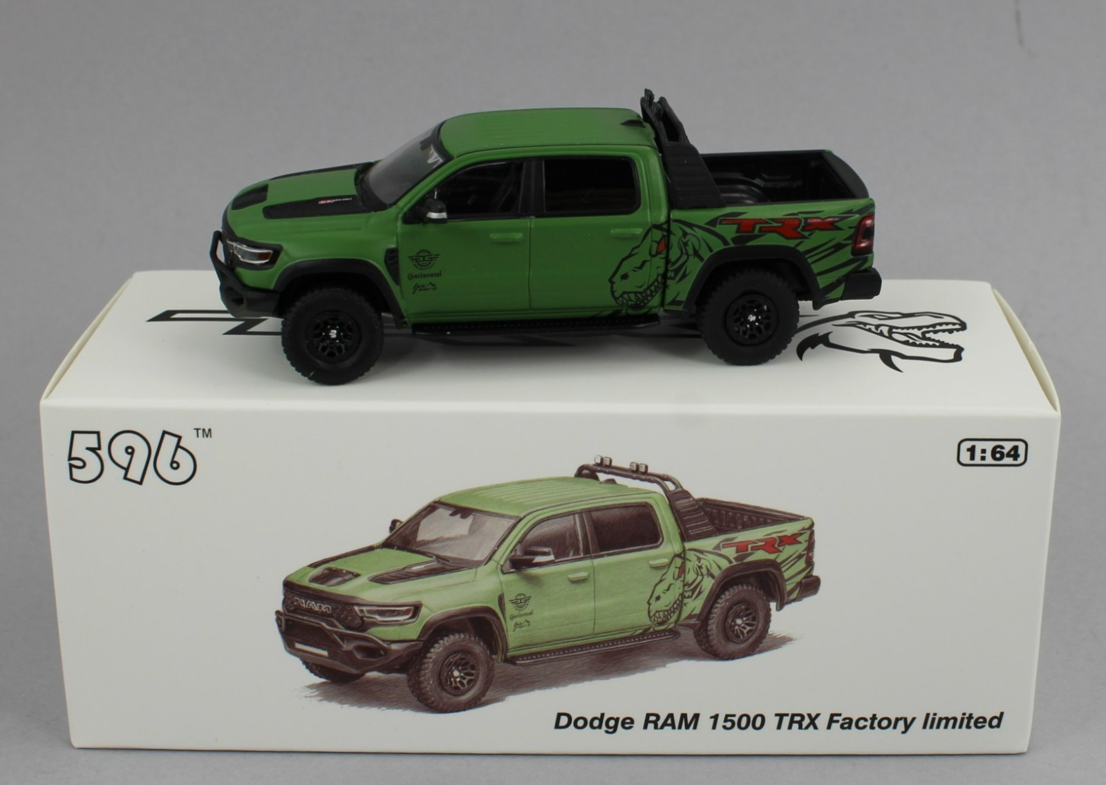 1:64 *596 MODELS* GREEN Dodge RAM TRX Pickup Truck *NIB*