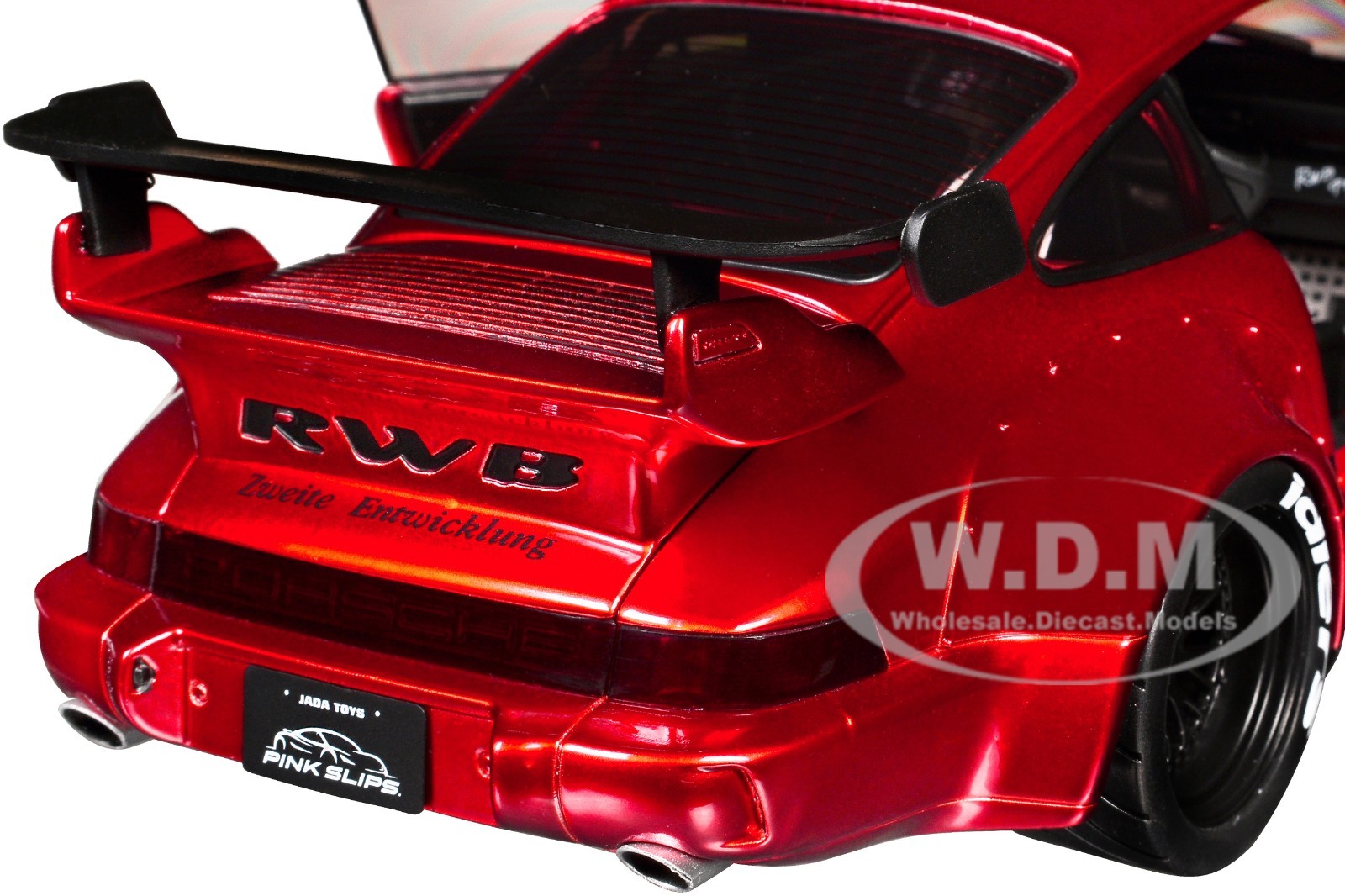 RWB BODY KIT RED METALLIC 1/18 DIECAST MODEL CAR BY JADA 35726