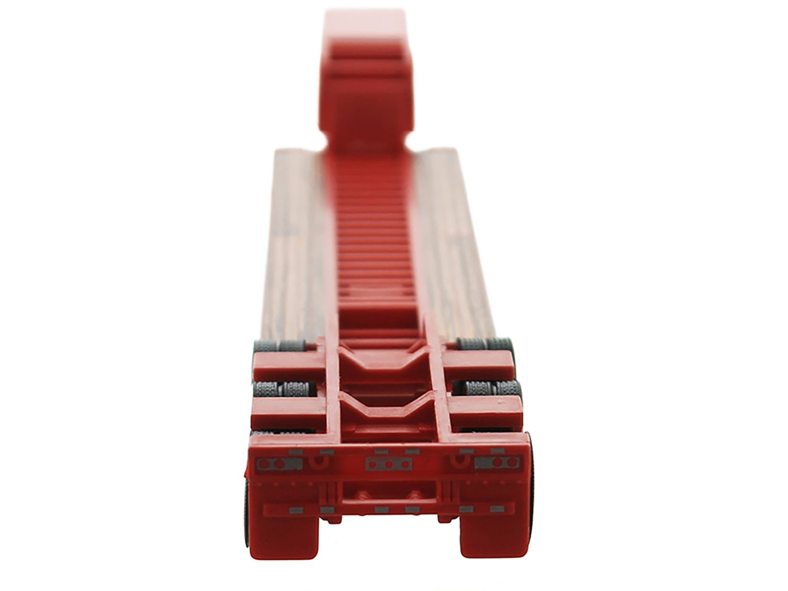 LOW BOY FLATBED TRAILER RED 1/87 (HO) MODEL BY HO LOGISTICS HL-488