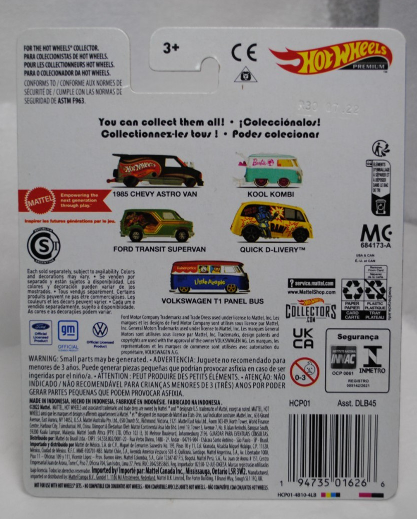 READ Hot Wheels Premium Masters of the Universe Ford Transit Supervan He-Man