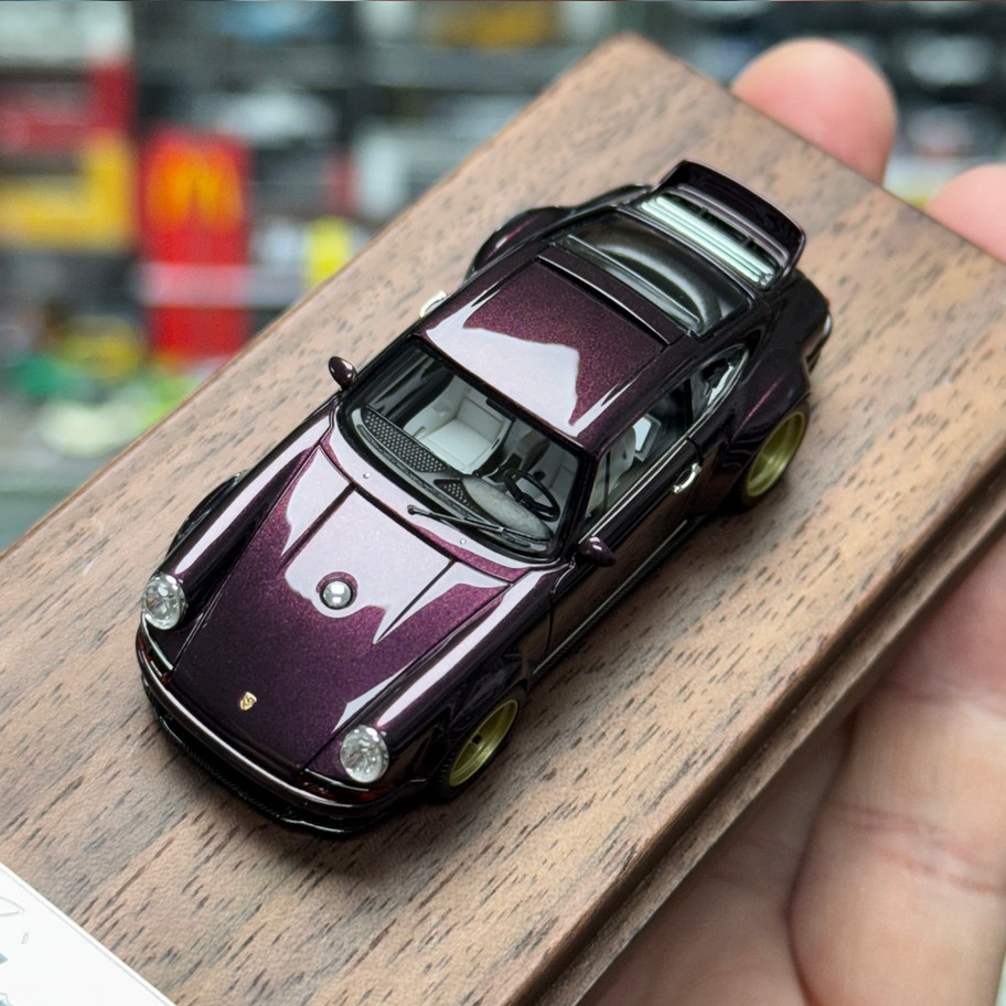 Deepmaker 1:64 Porsche 911 964 singer dls resin car model ornaments