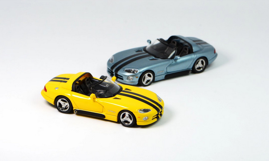 GFCC 1/64 Viper Hard Top Dodge Viper GTS Alloy Automobile Model Ornaments