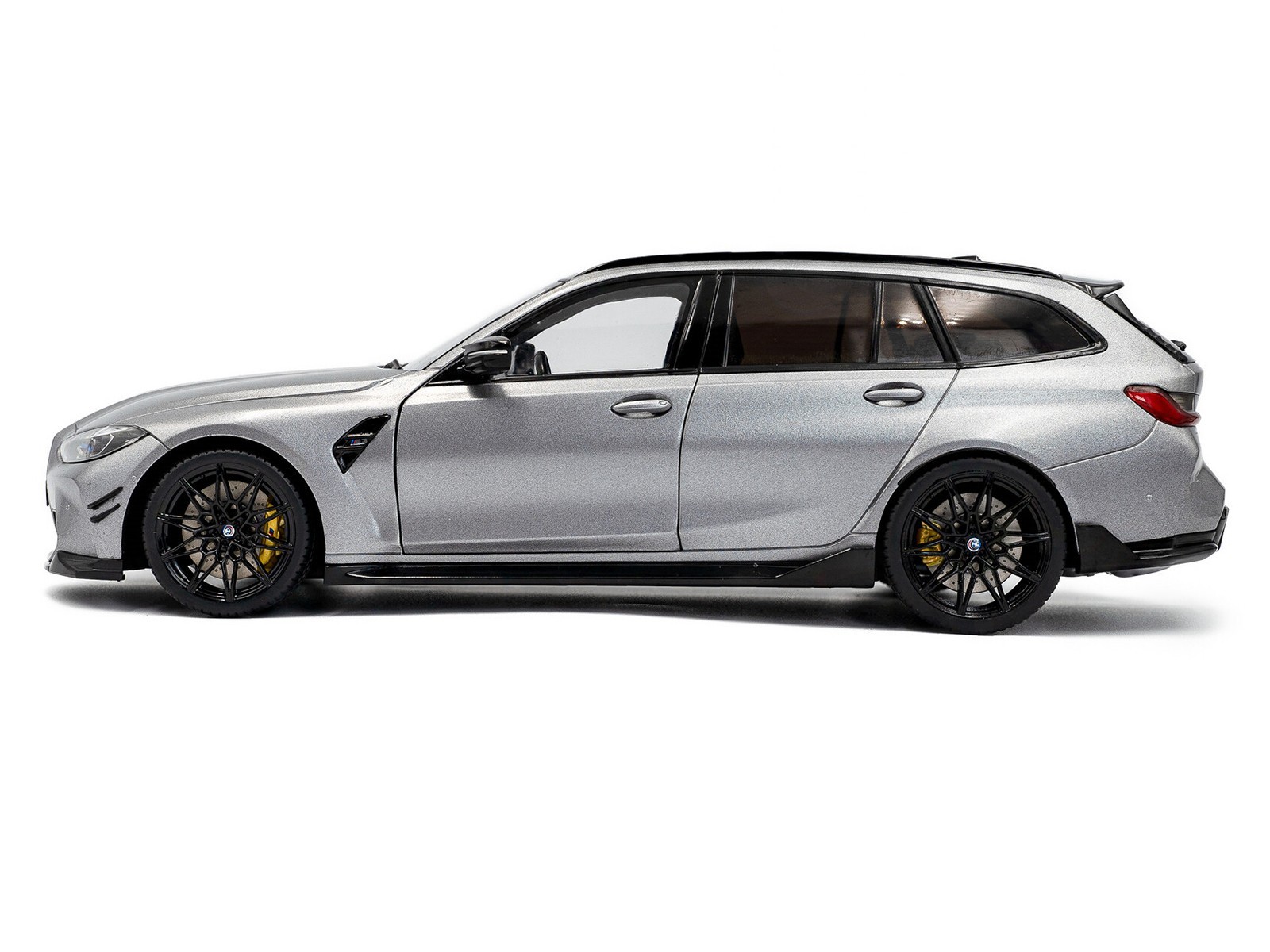 2024 BMW M3 COMPETITION M XDRIVE TOURING FROZEN GRAY 1/18 BY SOLIDO S1813702