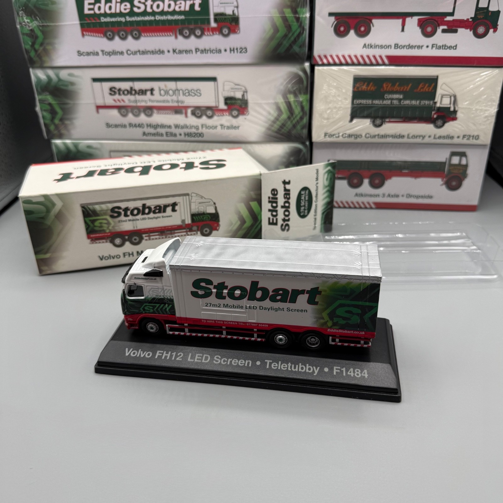 Eddie Stobart Diecast Vehicles Bundle 1:76 x11 + Notebook & Coasters