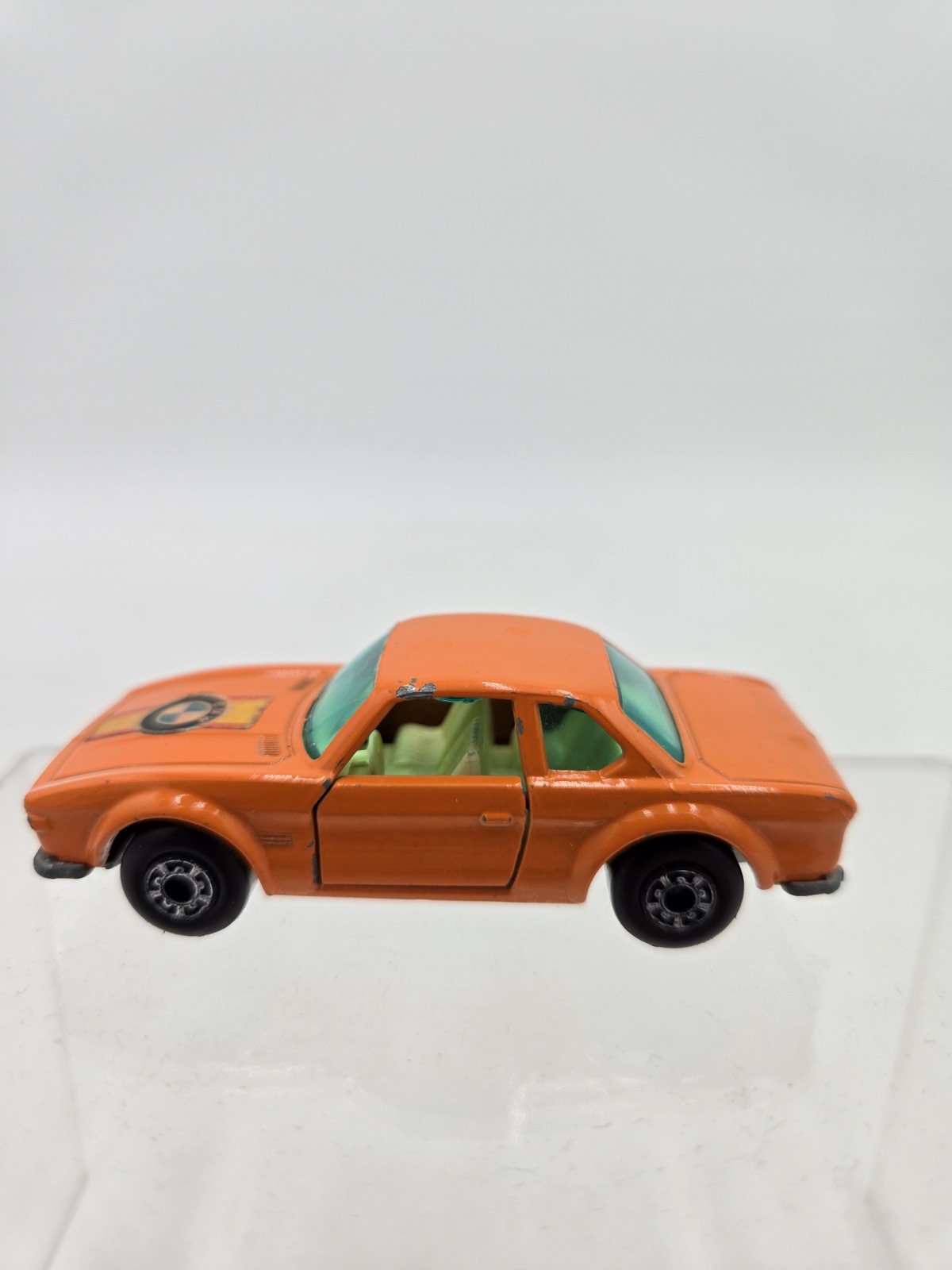 Vintage Matchbox Lesney Superfast No. 45 BMW 3.0 CSL MB45 Orange England 1976