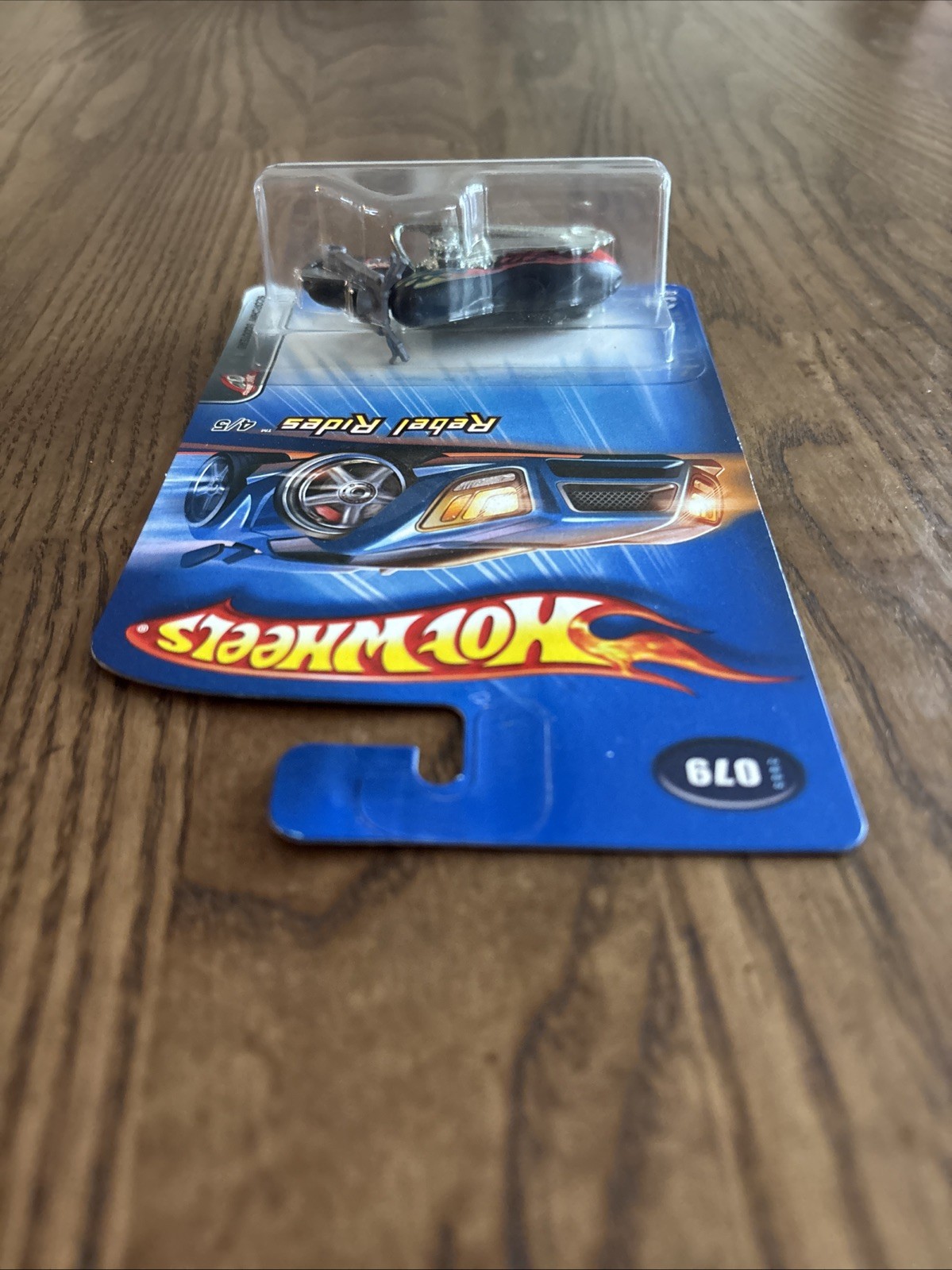 2005 Hot Wheels #79 Rebel Rides 4/5 Scorchin’ Scooter Black Variant