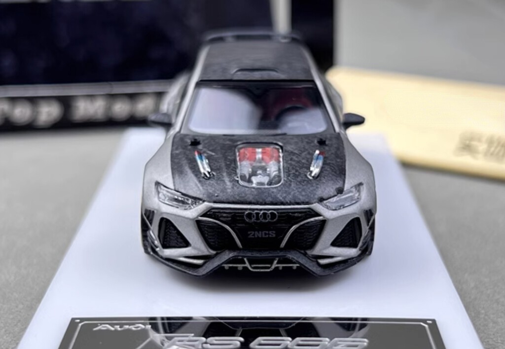 Top 1:64 RS6 2NCS Wagon Racing Sports Diecast Model Metal Car