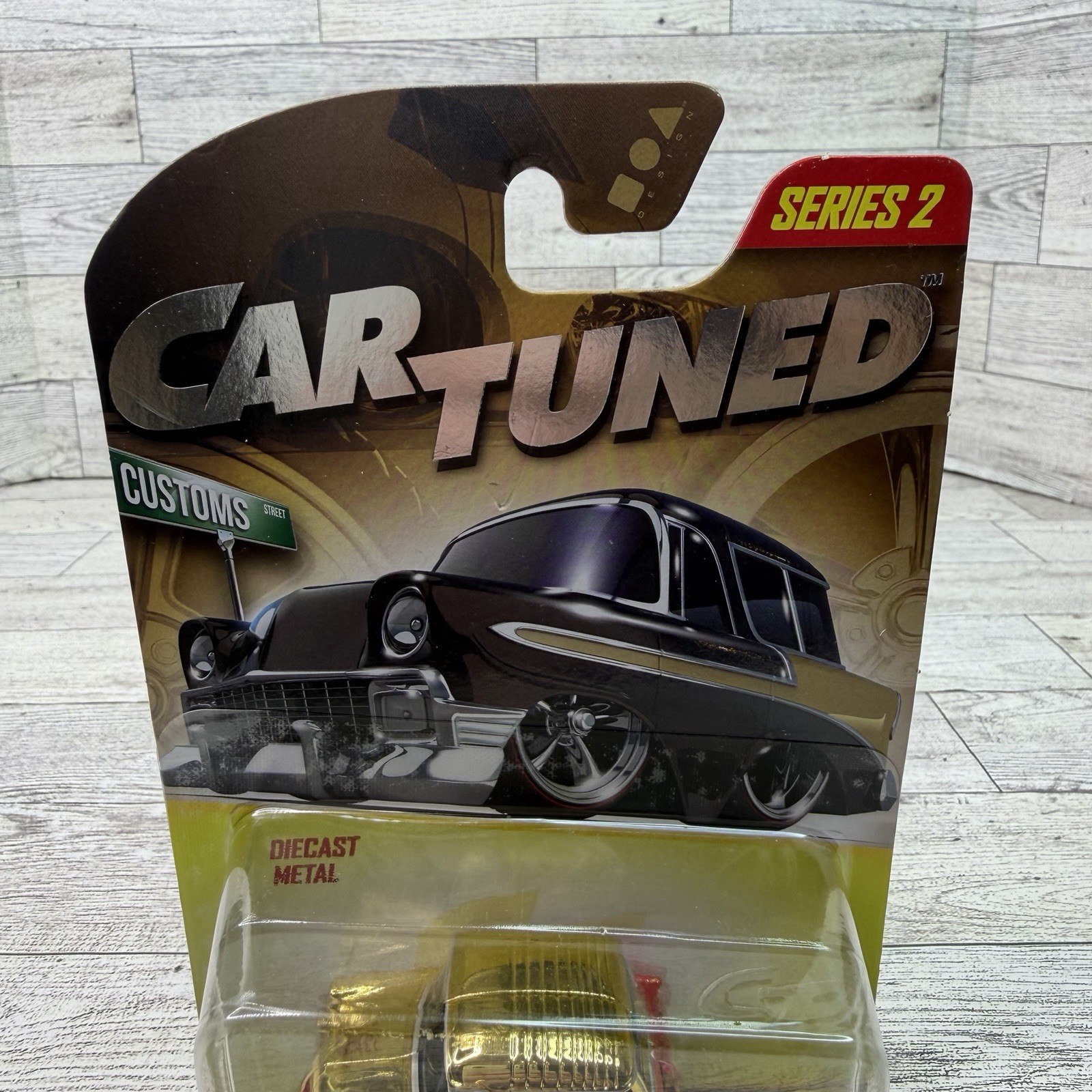 Car Tuned Series 2 ‘56 Nomad Double Dripped Red Bottom Chase Paint Error READ**