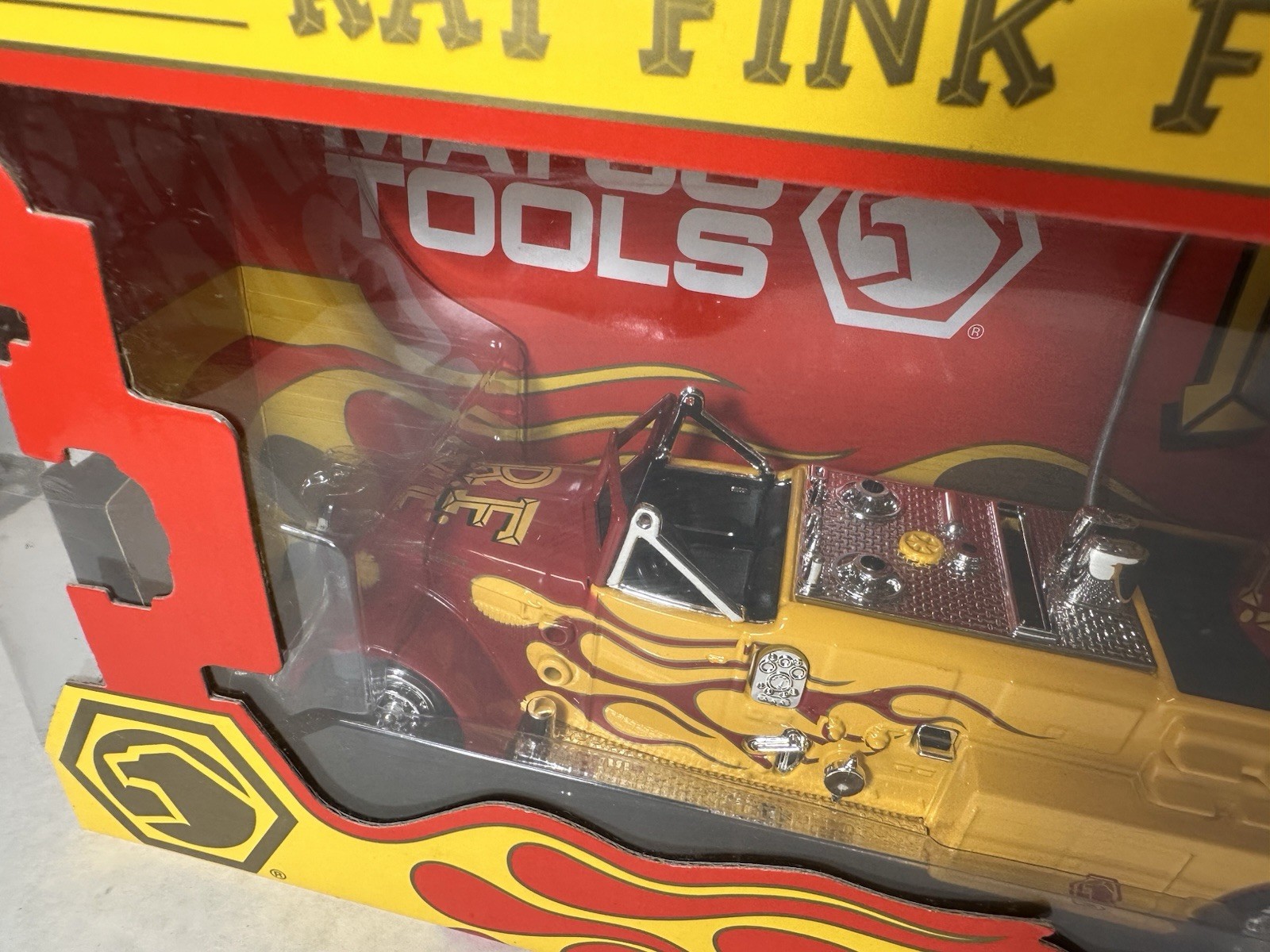 Matco Tools Rat Fink Fire Dept. 1955 Ward Lafrance Truck Ertl 10″ NEW NIB (read)