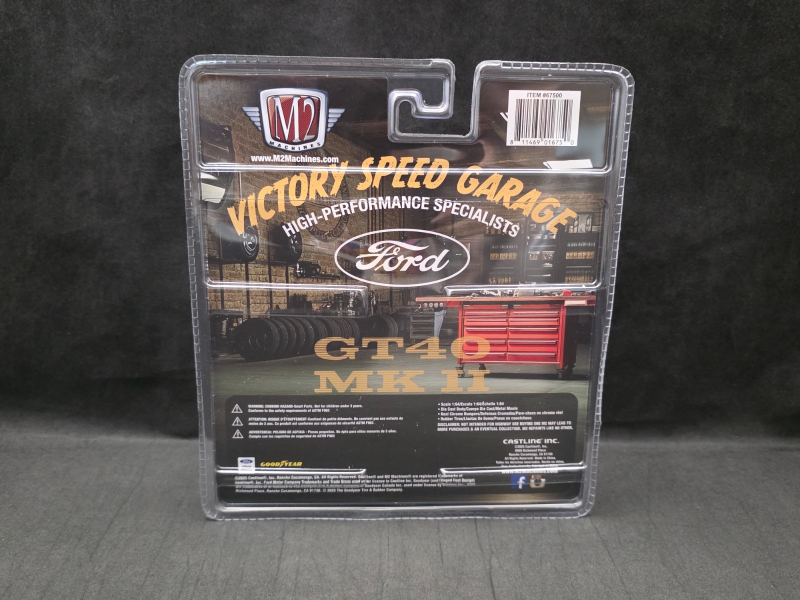 M2 Diorama “Victory Speed Garage” 1966 Ford GT40 MK II (R17) 67500