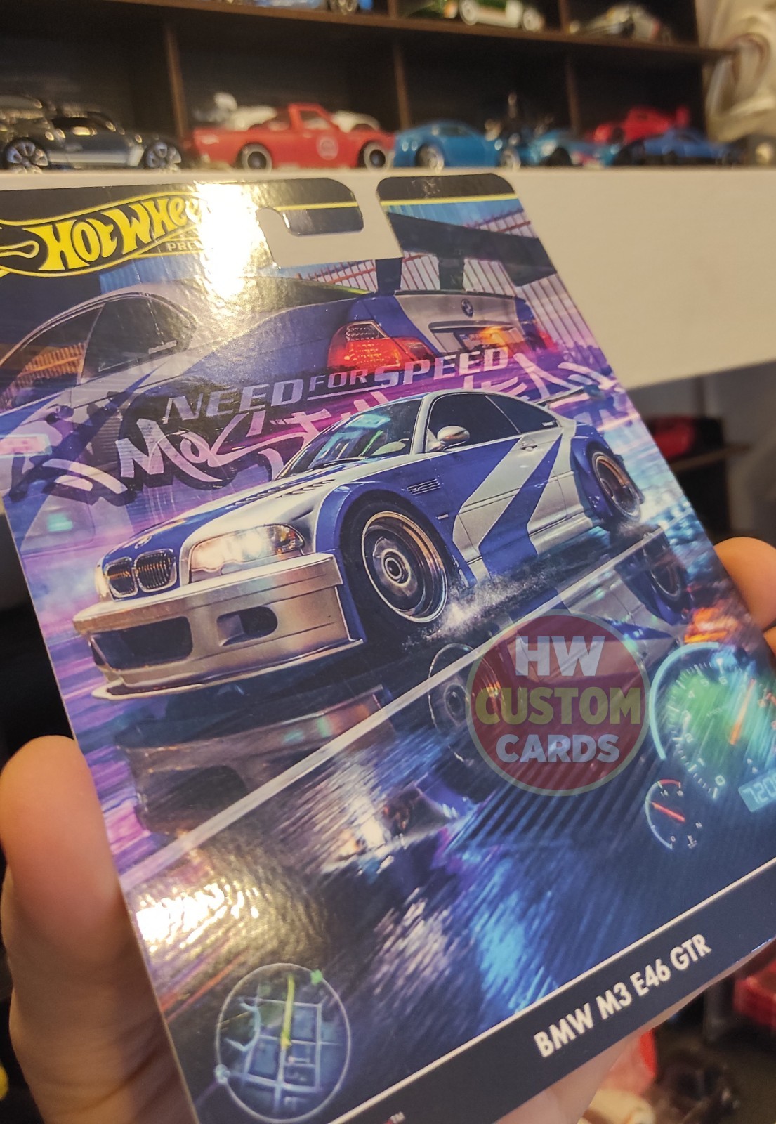 Custom NFS Underground BMW M3 GTR Card | 1:64 Hot Wheels Compatible