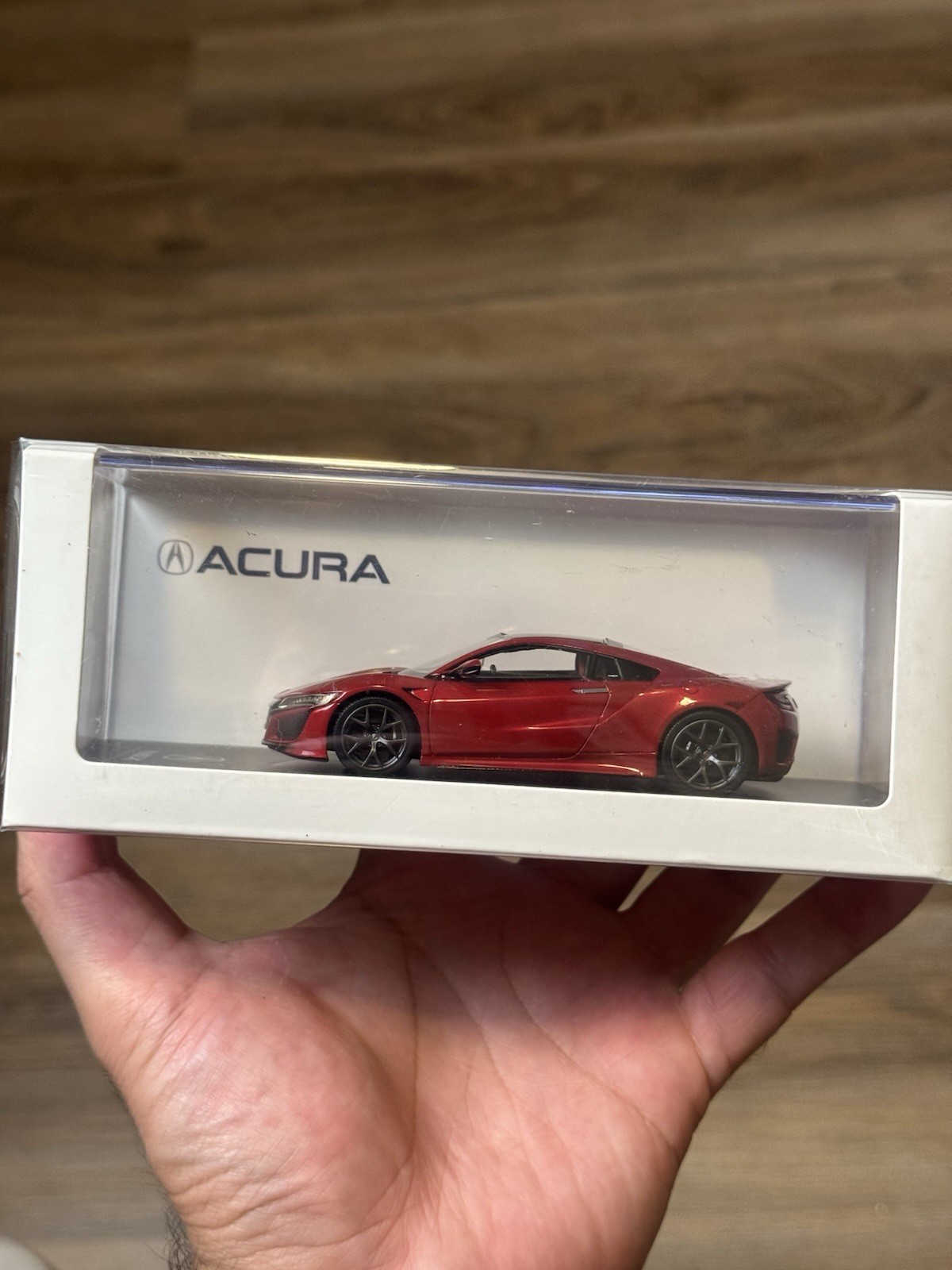 Acura NSX 2015 1:43 Red/Black Diecast Car *NIB* TSM Model w/ Case & Stand