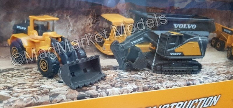 Majorette Volvo 4-Vehicle Construction Set · Brand New · Free UK P&P