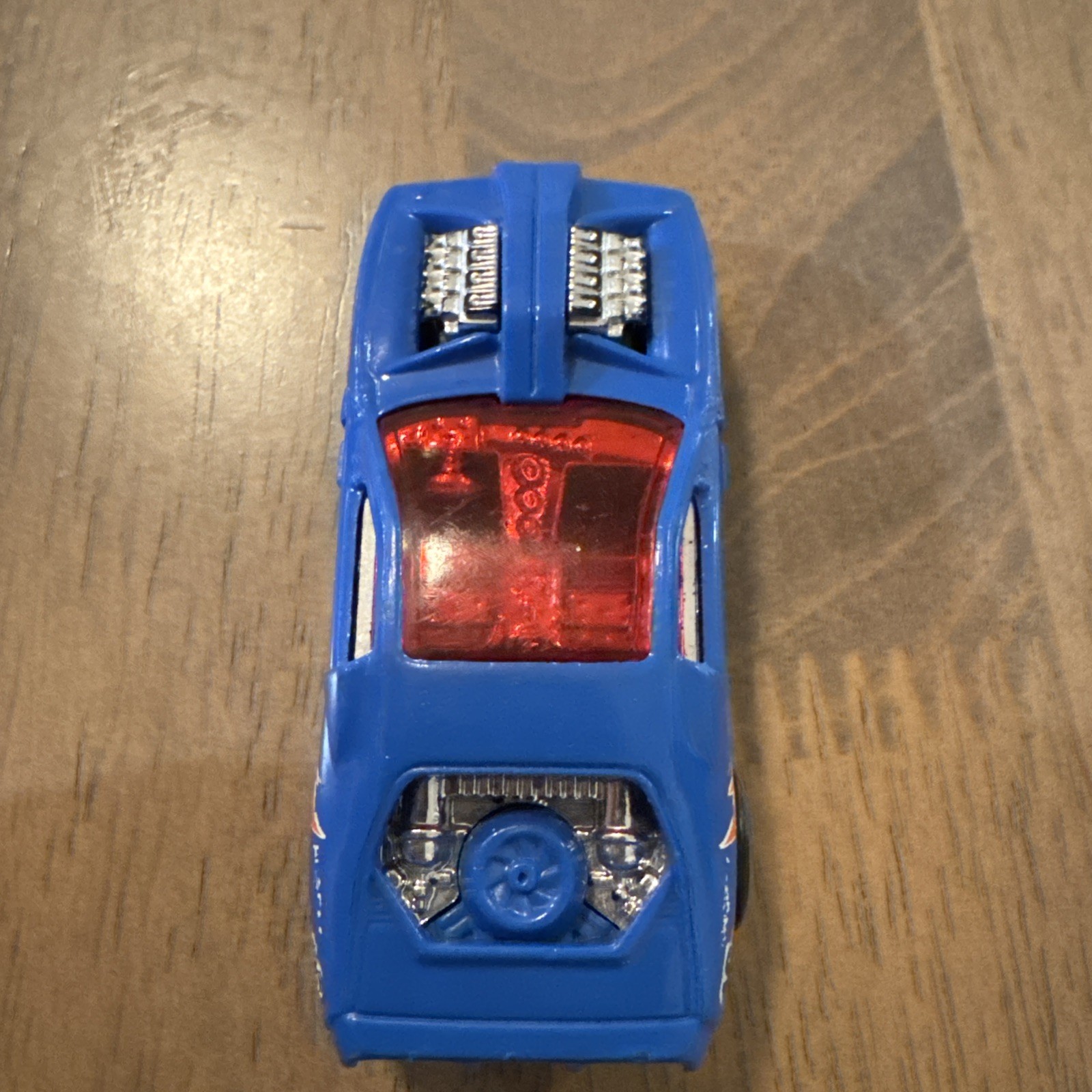 2004 Hot Wheels Hollowback 1:64 Blue Diecast Collectible Car #16 Mattel Loose