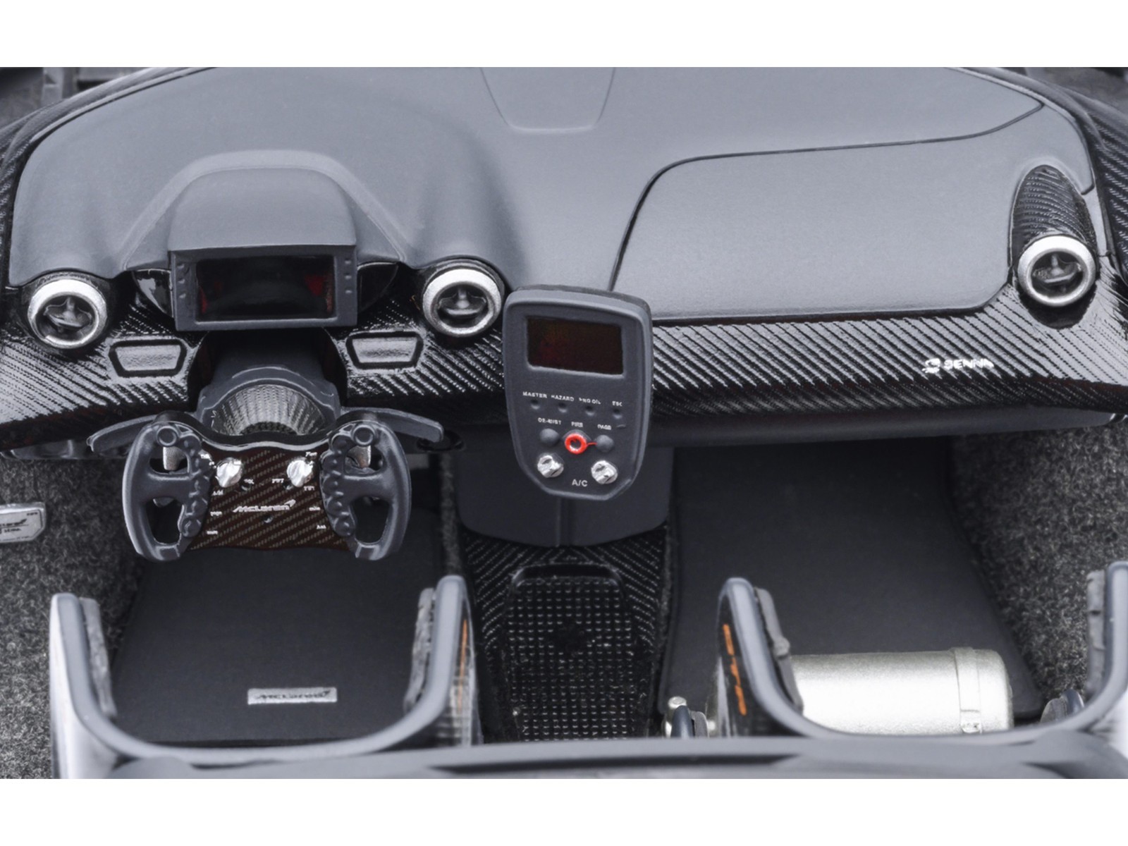 MCLAREN SENNA GTR ONYX BLACK 1/18 MODEL CAR BY AUTOART 81954