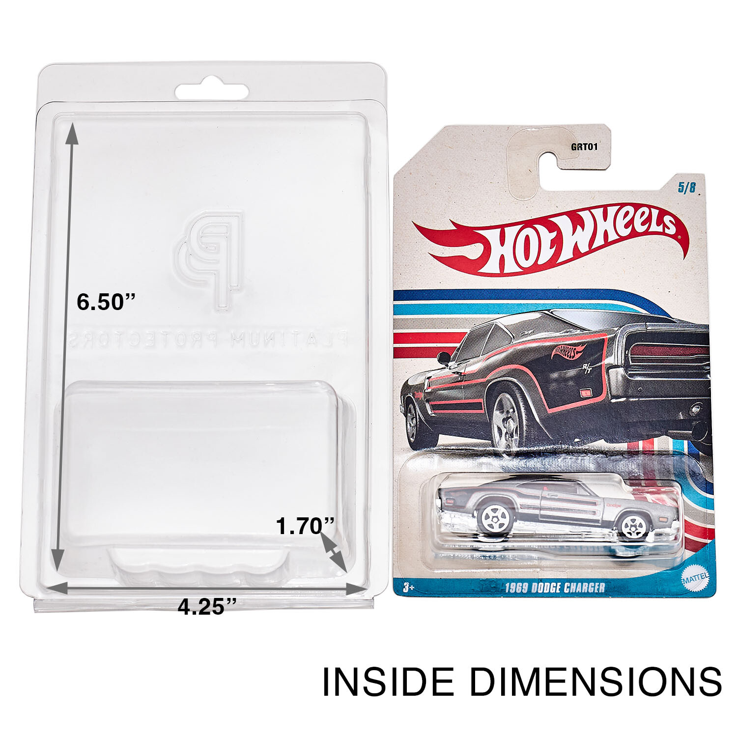 Platinum Protectors Case for Hot Wheels Mainline and Matchbox Cars Bundle Packs